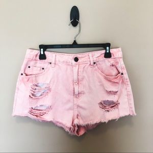 BDG Jean Shorts - size 31 - pink